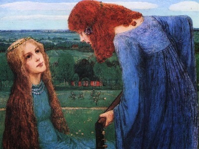 painting of the annunciation to Mary