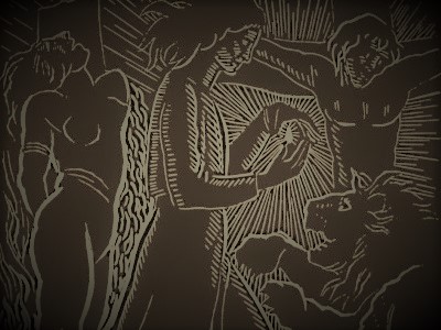 engraving of early Christian martyrs